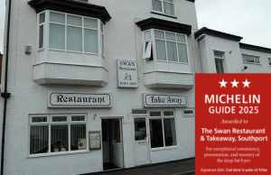 Swan Chippy awarded third Michelin Star